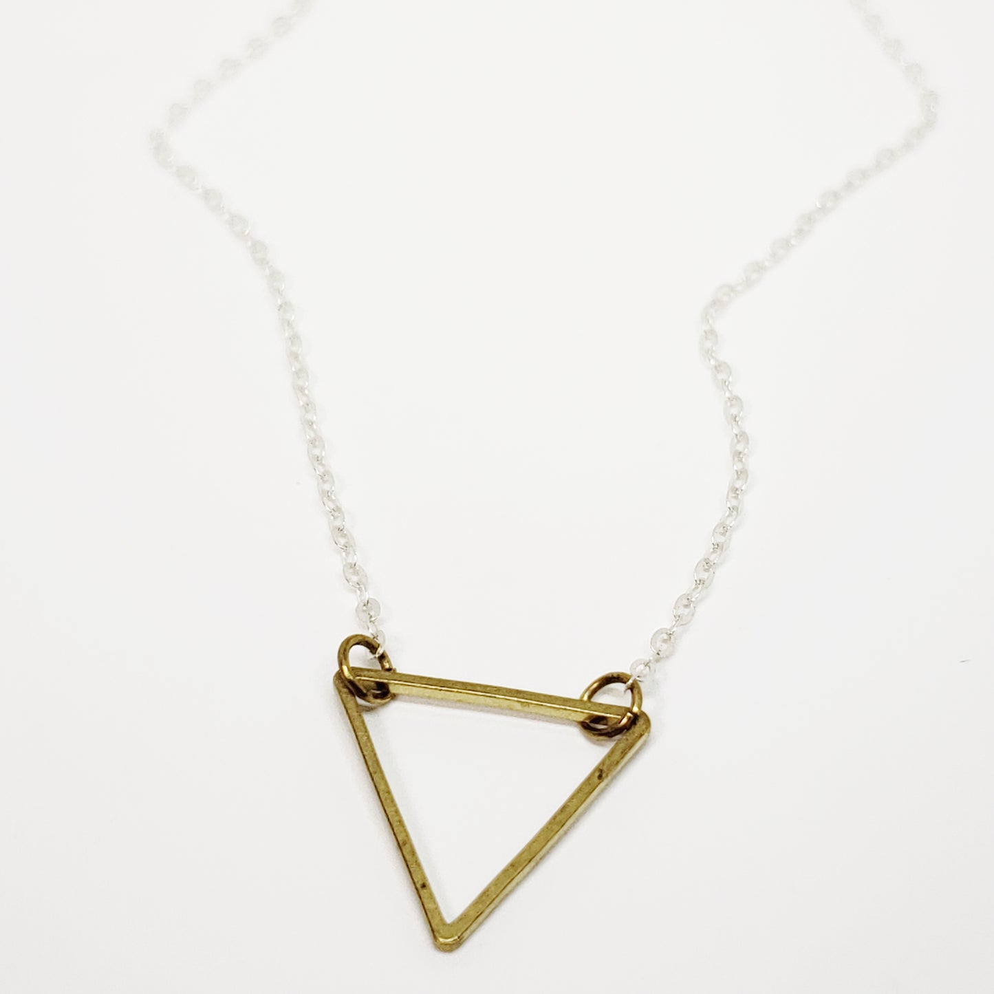 Hollow Triangle Necklace