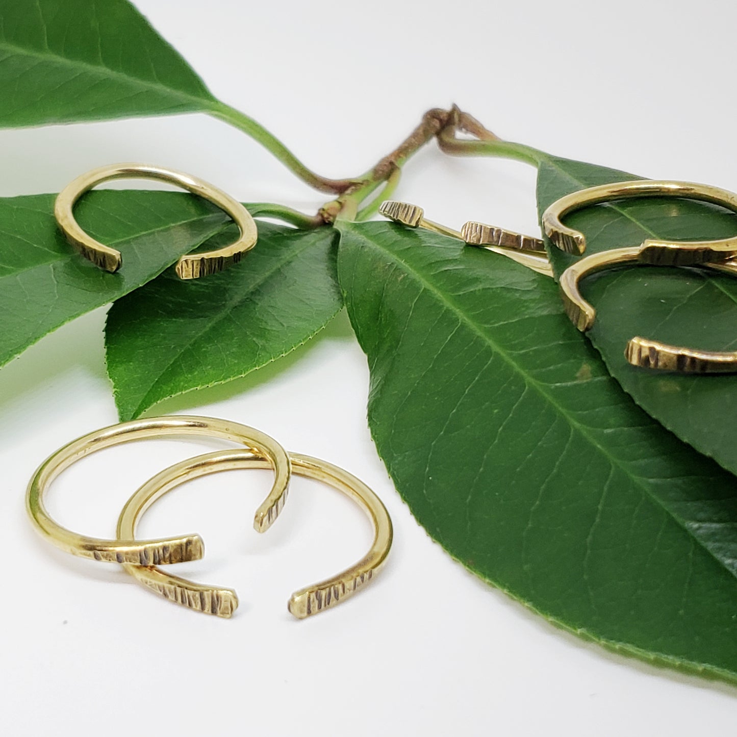 Hammered Stacking Rings