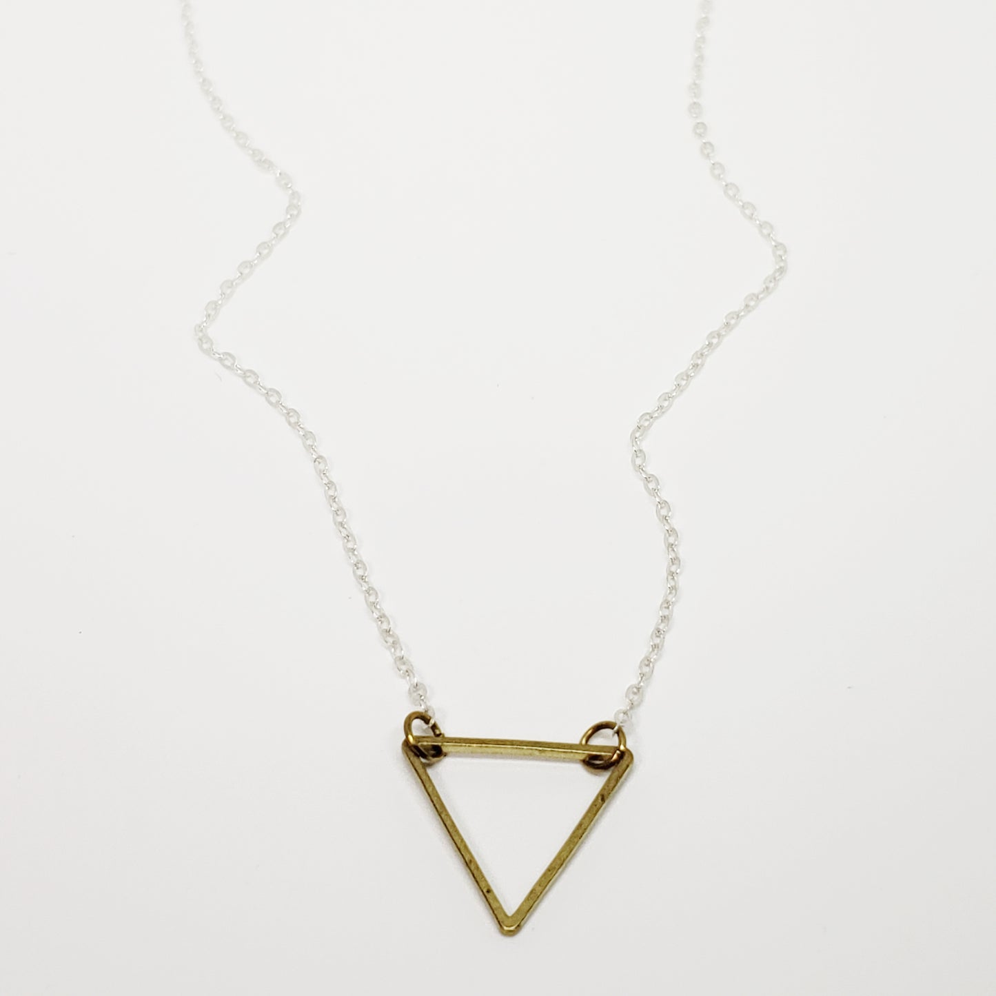 Hollow Triangle Necklace