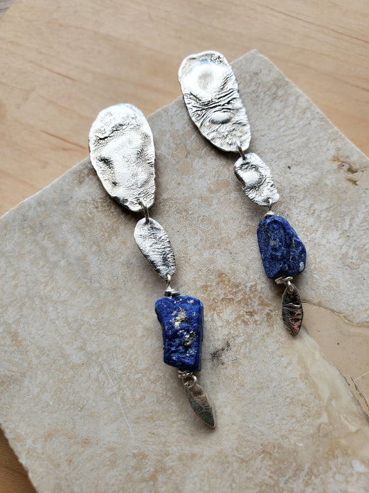 Droplet Dangles w/ Lapis Lazuli