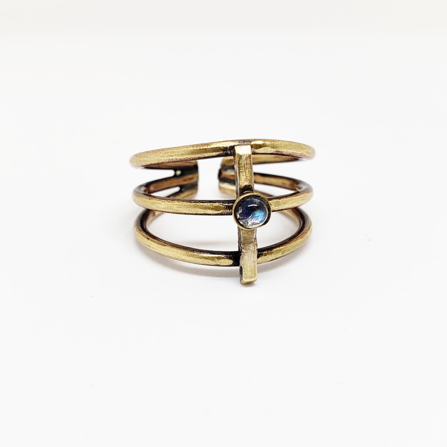 Ribcage Ring w/ Stone