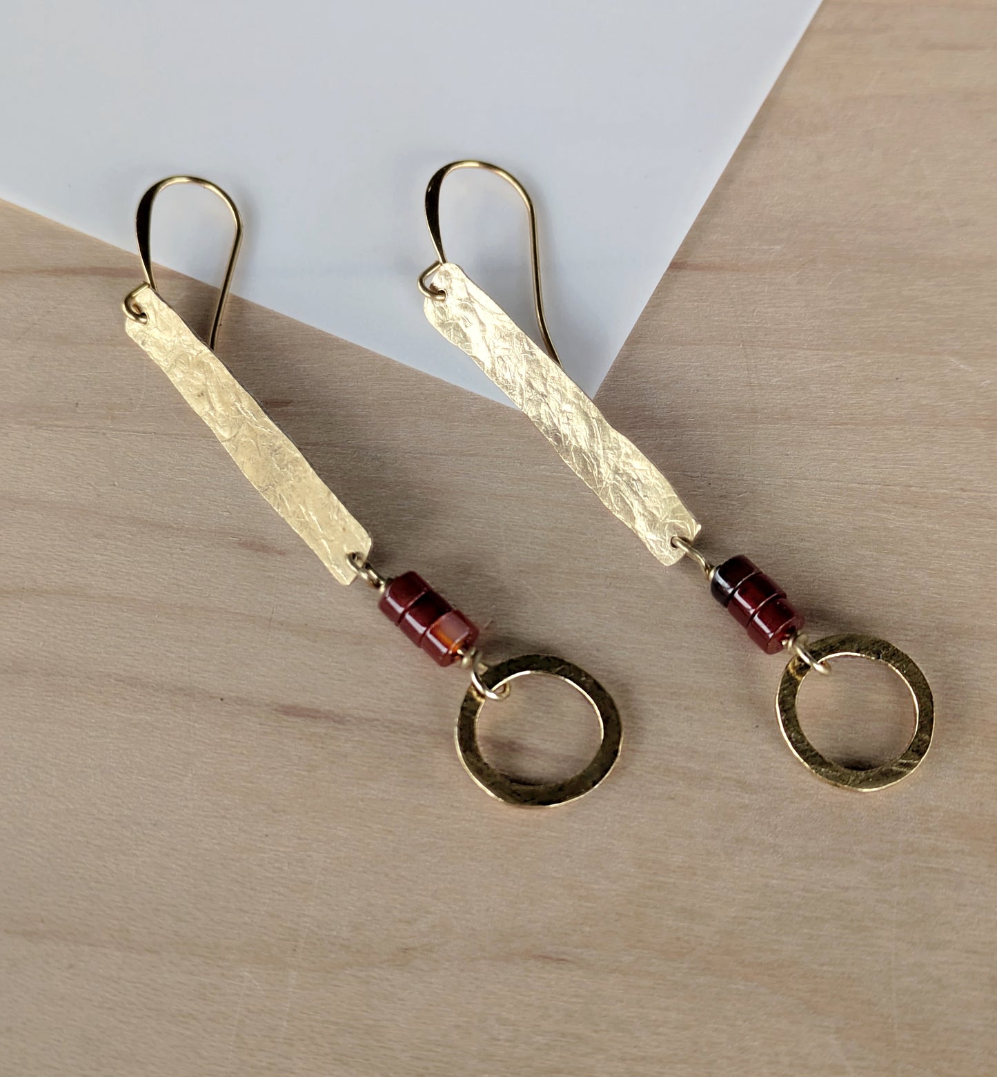 Girl In Red Earrings